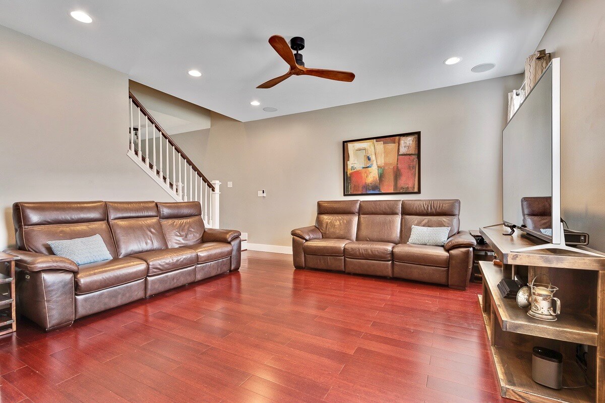 Remove throw rugs and floor mats to showcase the flooring