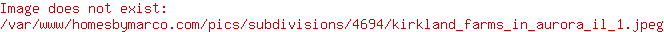 Kirkland Farms subdivision in Aurora, Illinois Homes for Sale Homes