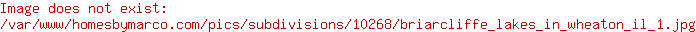 Briarcliffe Lakes subdivision in Wheaton, IL Homes for Sale Homes