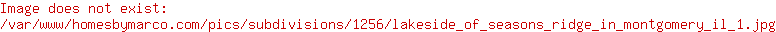 Lakeside of Seasons Ridge subdivision in Montgomery, IL Homes for