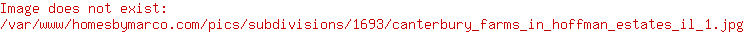 Canterbury Farms subdivision in Hoffman Estates, IL Homes for Sale
